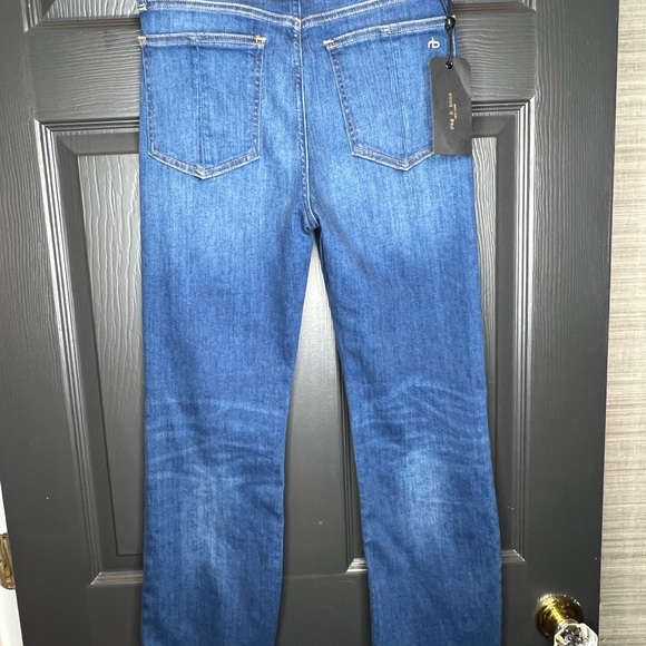 NWT Rag & Bone Nina Jeans High Rise Ankle Flair - Picture 6 of 12